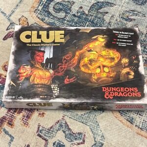 Clue Dungeons & Dragons Board Game Baldur's Gate Mystery USAopoly 2019 Complete